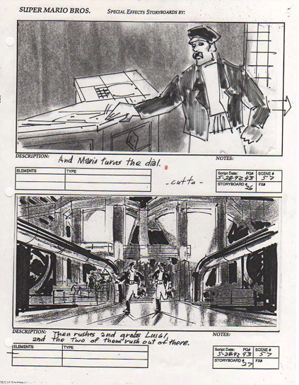 Effets spéciaux sur Mario